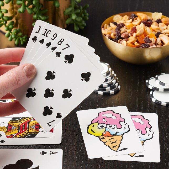 Jeu De Cartes Joyeuse crème glacée face (Créateur téléchargé)