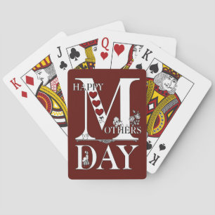 Jeu De Cartes Joyeuse Fête des mères Jouer des cartes