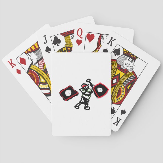 Jeu De Cartes Joyeuse fête des pères golfeurs  (dos)