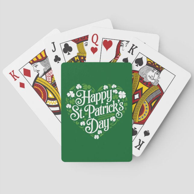 Jeu De Cartes Joyeuse Saint-Patrick  (dos)