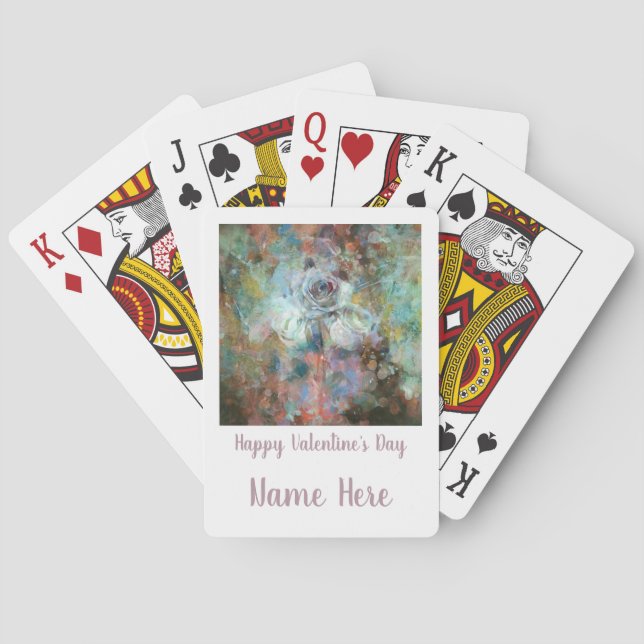 Jeu De Cartes Joyeuse Saint-Valentin.  (dos)