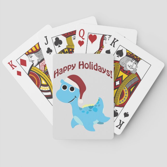Jeu De Cartes Joyeuses fêtes ! Père Noël Nessie (dos)