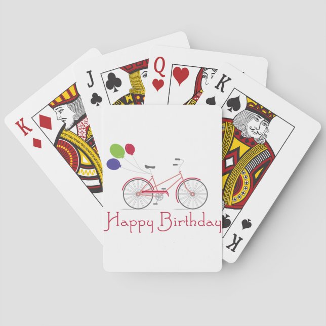 Jeu De Cartes Joyeux anniversaire (dos)