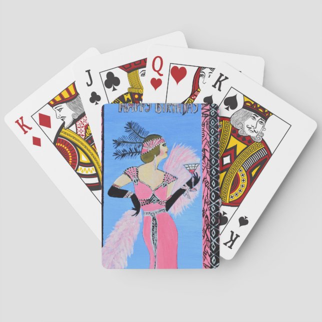 Jeu De Cartes Joyeux anniversaire (dos)