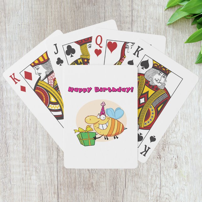 Jeu De Cartes Joyeux Anniversaire Bee Jouer aux cartes (Créateur téléchargé)