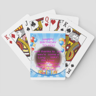 Jeu De Cartes Joyeux anniversaire pour vous