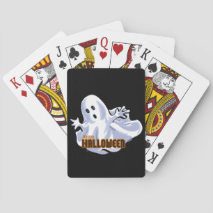 Jeu De Cartes Joyeux dessin animé du fantôme d'Halloween