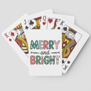 Jeu De Cartes Joyeux et brillant Noël Famille Noël Noël