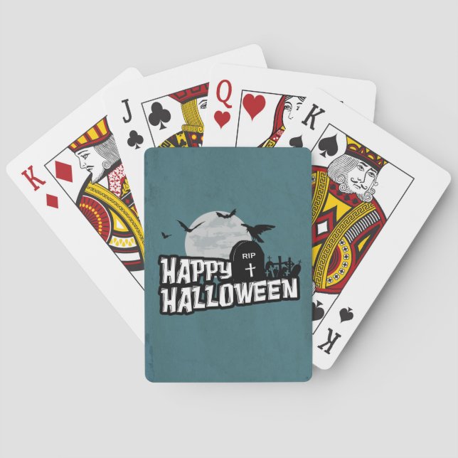 Jeu De Cartes Joyeux Halloween (dos)