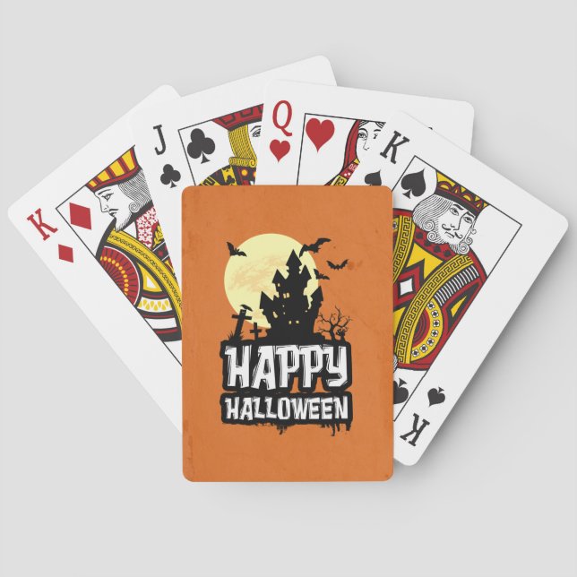 Jeu De Cartes Joyeux Halloween (dos)