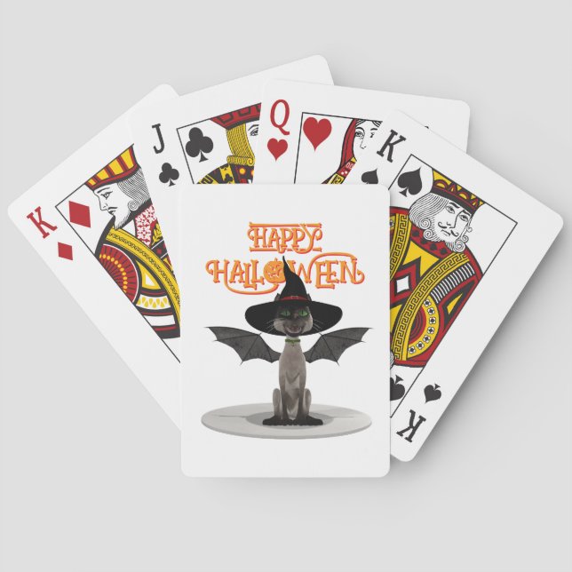 Jeu De Cartes Joyeux Halloween. (dos)