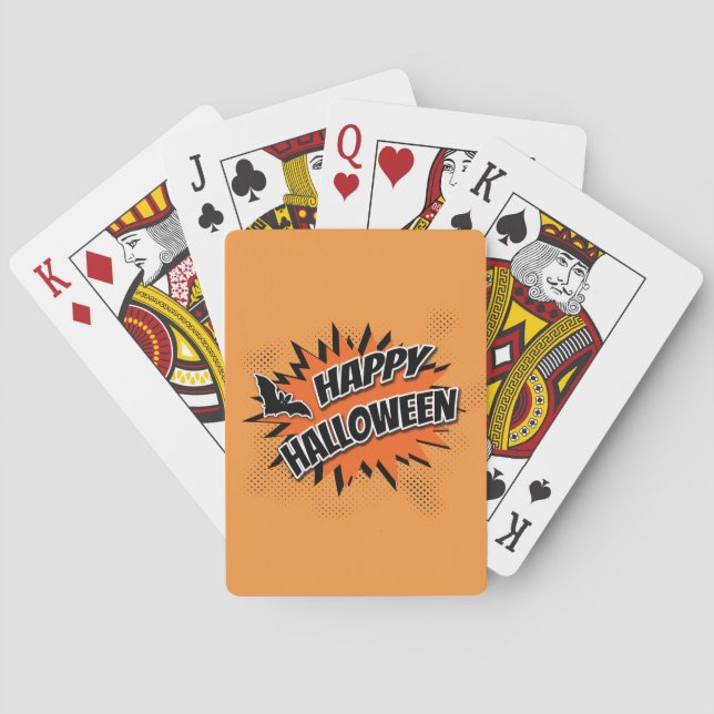Jeu De Cartes Joyeux Halloween (dos)