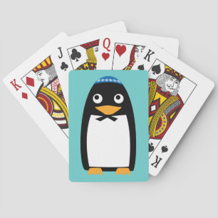 Jeu De Cartes Joyeux Hanoukka Juif Penguin Yarmulke