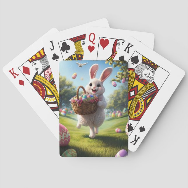 Jeu De Cartes Joyeux Lapin de Pâques (dos)