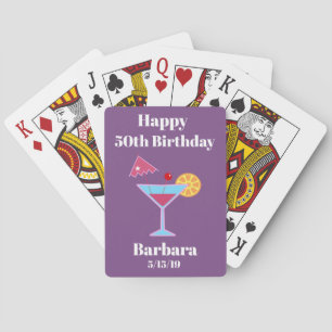 Jeu De Cartes Joyeux Martini 50e anniversaire