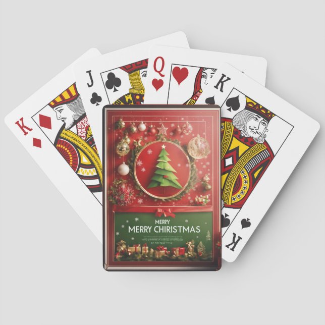 Jeu De Cartes joyeux noël (dos)