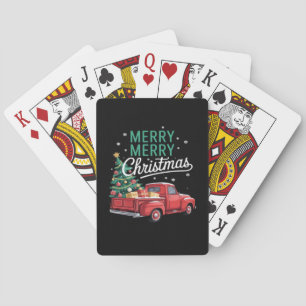 Jeu De Cartes Joyeux Noël Camion Famille Essentiel