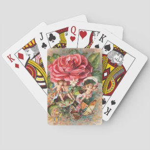 Jeu De Cartes Joyeux Noël - Carte postale vintage de l'ère victo