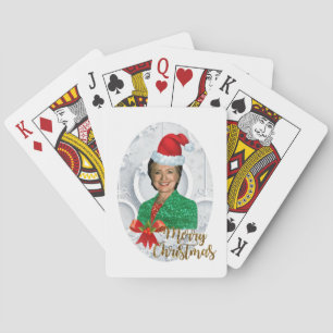 Jeu De Cartes joyeux Noël Hillary clinton