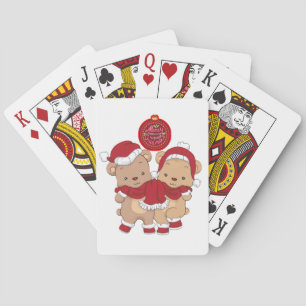 Jeu De Cartes Joyeux Noël Jouer Cartes Deck