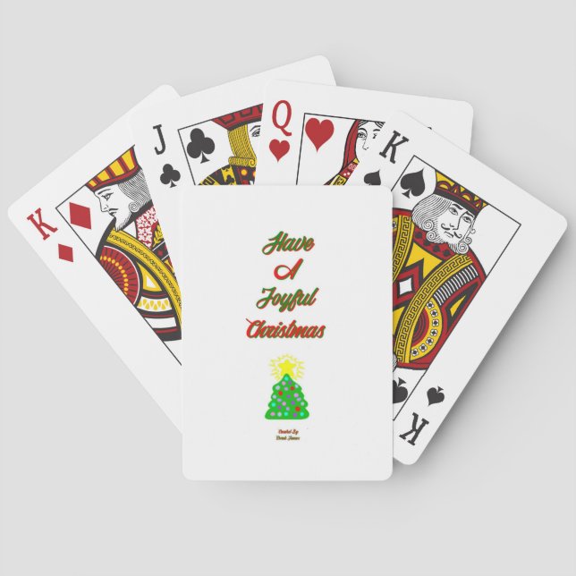 Jeu De Cartes Joyeux Noël Jouer des cartes (dos)