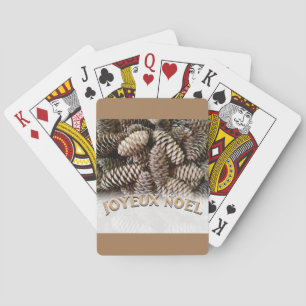 Jeu De Cartes Joyeux Noel Noël Pine Cône de Noël
