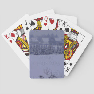 Jeu De Cartes Joyeux Noël Paysage de neige hiver