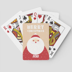 Jeu De Cartes Joyeux Noël/Père Noël Design/Jeu de cartes
