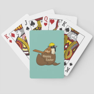 Jeu De Cartes Joyeux Oeuf Chocolat Sparrow à Pâques