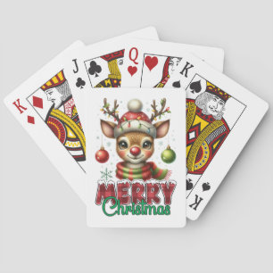 Jeu De Cartes Joyeux rennes de Noël