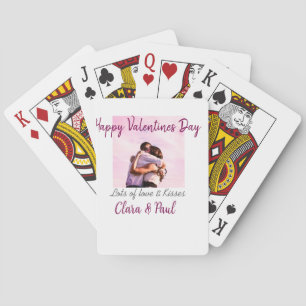 Jeu De Cartes Joyeux Valentines jour moderne baisers amour ajout