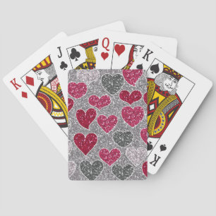 Jeu De Cartes Joyeux Valentines Jour Parties scintillant Amour B