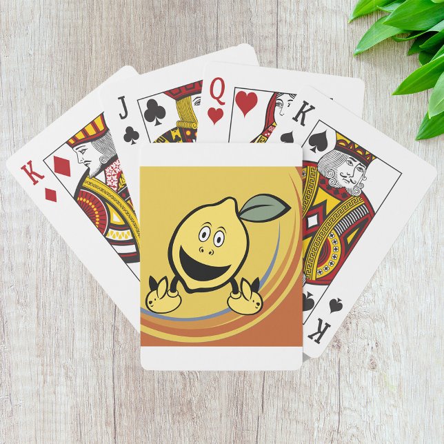 Jeu De Cartes Joyeux visage de citron (Créateur téléchargé)