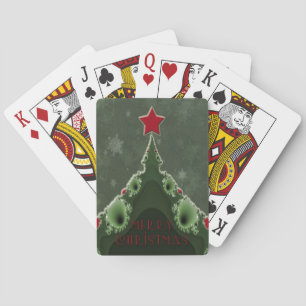 Jeu De Cartes Joyeux voeux de Noël - Arbre fragile et étoile
