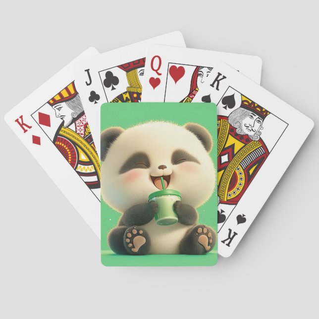 Jeu De Cartes Joyful Panda : Pause rafraîchissante (dos)