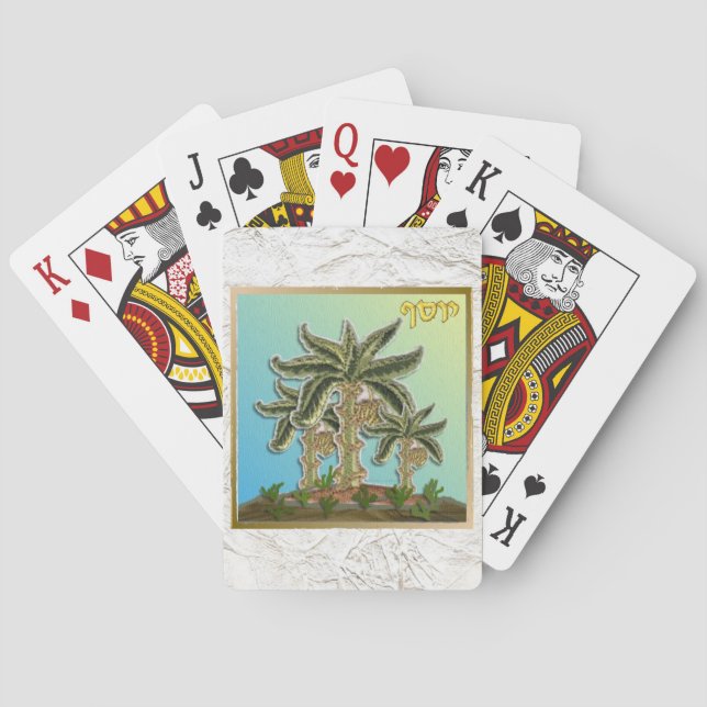 Jeu De Cartes Judaica 12 Tribes d'Israël (dos)