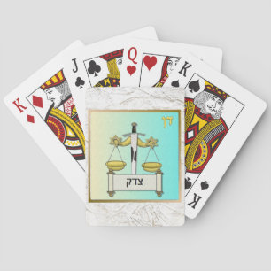 Jeu De Cartes Judaica 12 Tribus Israël Dan Art