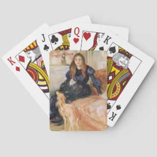 Jeu De Cartes Julie Manet et son Greyhound (par Berthe Morisot)