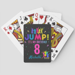 Jeu De Cartes Jump Party C'est mon anniversaire Trampoline Bounc