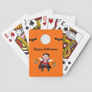 Jeu De Cartes Jumping orange coloré Halloween Kids Party