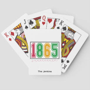Jeu De Cartes Juneteenth personnalisé - Histoire des Noirs 