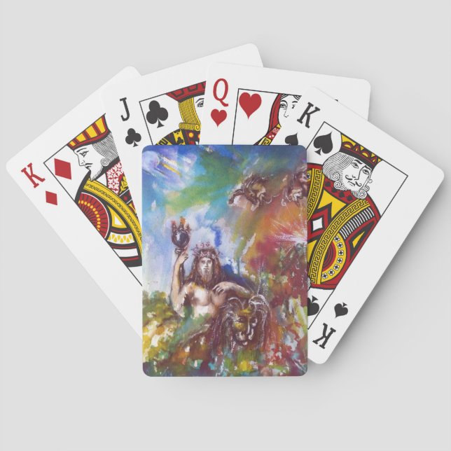 JEU DE CARTES JUPITER ET LION (dos)