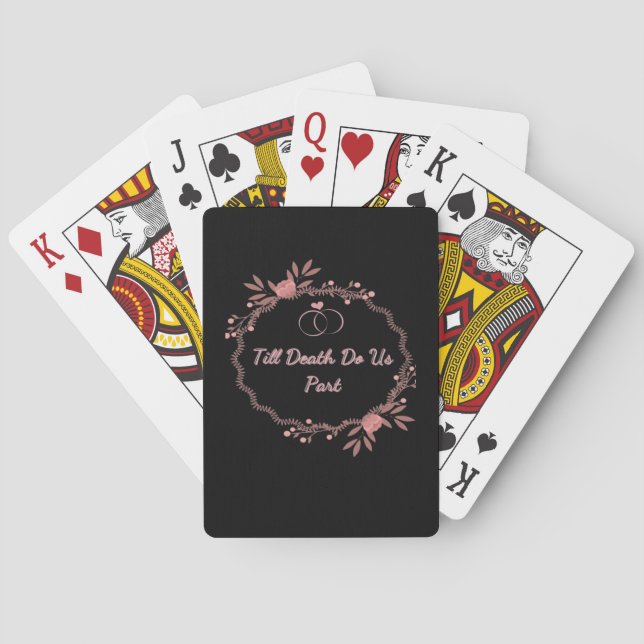 Jeu De Cartes Jusqu'à ce que la mort nous sépare - Mariage fantô (dos)