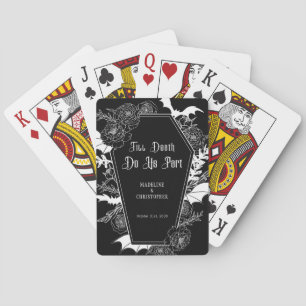 Jeu De Cartes Jusqu'à ce que la mort nous sépare Mariage gothiqu