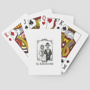 Jeu De Cartes Jusqu'à ce que la mort nous sépare Skeleton Mariag