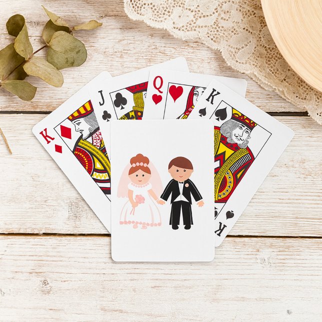 Jeu De Cartes Juste Un Couple Marié Jouer Des Cartes (Créateur téléchargé)