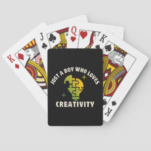 Jeu De Cartes juste un garçon qui aime la créativité