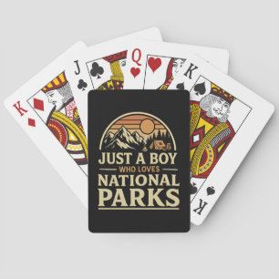 Jeu De Cartes Juste un garçon qui aime les parcs nationaux