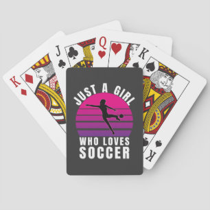 Jeu De Cartes Juste une fille qui aime le football