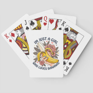 Jeu De Cartes Juste une fille qui aime les bananes